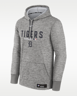 Мужское худи Detroit Tigers Authentic Collection Nike Therma MLB Pullover Hoodie