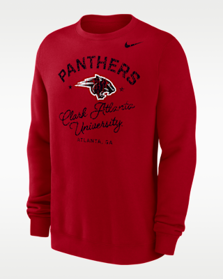 Мужской свитшот Nike College (Clark Atlanta University) Men’s Club Fleece Crew-Neck