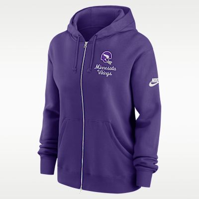 Minnesota Vikings Phoenix Rewind Women's Nike NFL Full-Zip Hoodie