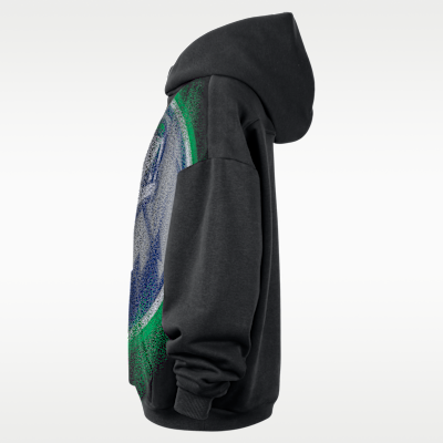 Nike Minnesota Timberwolves Standard Issue Fleece Kapüşonlu Erkek Basketbol Üstü görsel 3