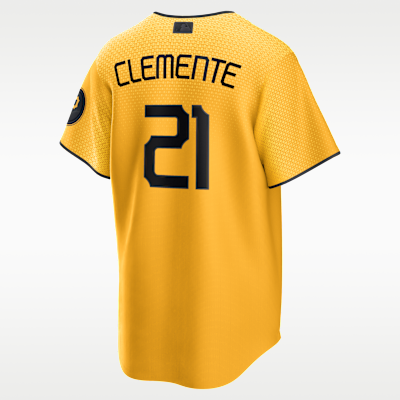 Jersey de béisbol Replica para hombre MLB Pittsburgh Pirates City Connect (Roberto Clemente)