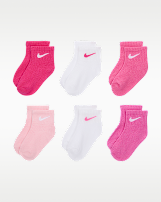 Детские носки Nike Swoosh Baby/Toddler Ankle Socks (6 Pairs)