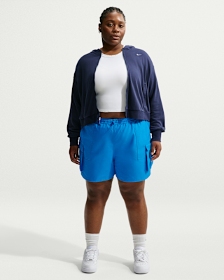 Женские шорты Nike Sportswear Loose Mid-Rise 5" Cargo Shorts (Plus Size)