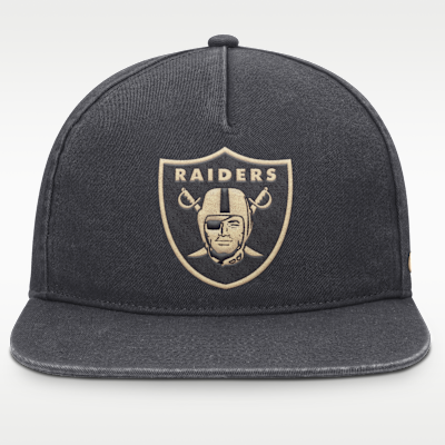 Gorra ajustable Nike de la NFL para hombre Las Vegas Raiders Pro