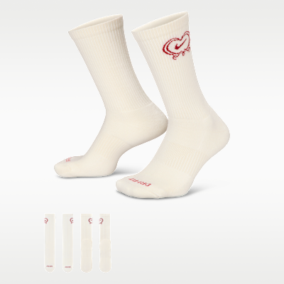 Nike Everyday Plus 緩震中筒襪 (1 雙)