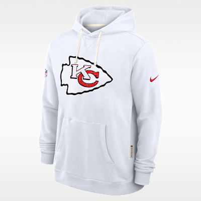 Sudadera con gorro sin cierre Nike Dri-FIT de la NFL para hombre Kansas City Chiefs Initial Home Sideline