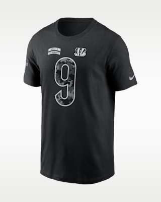 Мужская футболка Joe Burrow Cincinnati Bengals Salute to Service Nike NFL