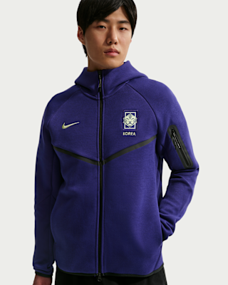 Мужское худи Korea Tech Fleece Windrunner Nike Soccer Full-Zip Hoodie для бега