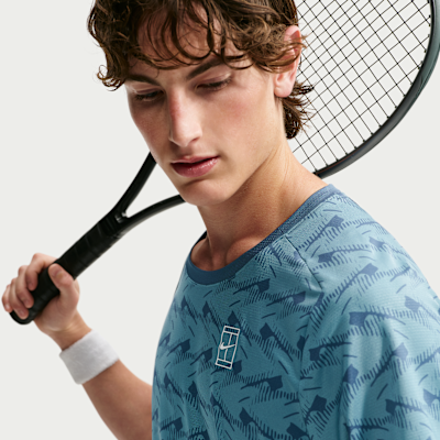NikeCourt Advantage Dri-FIT Erkek Tenis Üstü görsel 3