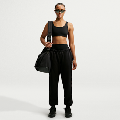 Женские брюки Nike Studio Fleece Sport Women's Dri-FIT Mid-Rise Pants