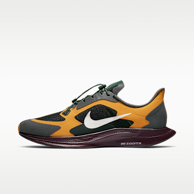 Gyakusou x Nike Zoom Pegasus Turbo "Gold Fir" — Fir/Black-Gold Dart-Deep Burgundy (BQ0579-700)