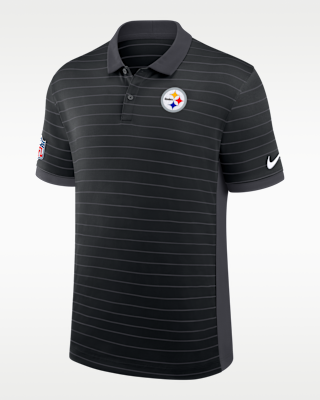 Мужские  Pittsburgh Steelers Sideline Victory Stripe Nike Dri-FIT NFL Polo