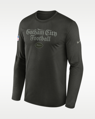 Мужская футболка New York Jets Rivalries Collection Sideline Legend Nike Dri-FIT NFL Long-Sleeve
