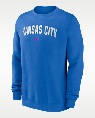 Мужские  Kansas City Royals 2-Hit Nike MLB Pullover Crew