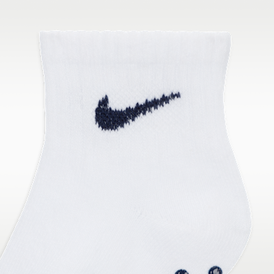 Nike Toddler Swoosh Ankle Gripper Socks (3-Pairs)