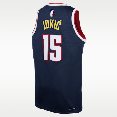 Nikola Jokić Denver Nuggets 2024/25 Icon Edition Nike Swingman NBA-jersey voor kids