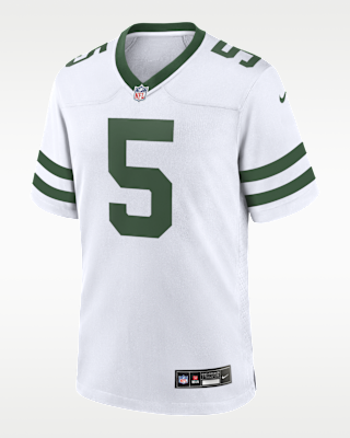 Мужские джерси Garrett Wilson New York Jets Nike NFL Game Football Jersey для футбола