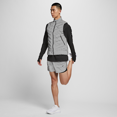 ナイキ メンズ 10cm 2イン1 リフレクティブ (再帰反射) デザイン ランニングショートパンツ