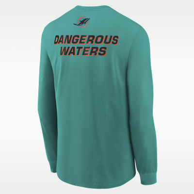 Miami Dolphins Rivalry Big Kids' Nike NFL Long-Sleeve T-Shirt