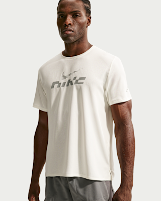 Мужские шорты Nike Miler Flash Dri-FIT Short-Sleeve Top для бега