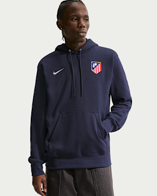 Мужское худи Atlético Madrid Club Nike Soccer French Terry Pullover Hoodie
