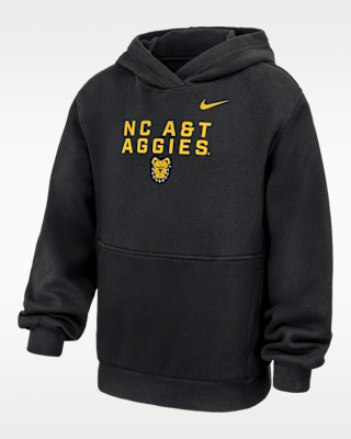Детское худи Nike College (North Carolina A&T University) Big Kids' Club Fleece Pullover Hoodie