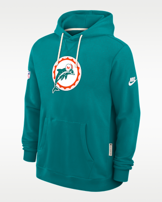 Мужское худи Miami Dolphins Alt Offensive Set Play Sideline Nike Dri-FIT NFL Pullover Hoodie