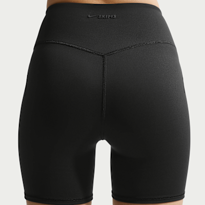 NikeSKIMS Matte Yüksek Belli 13 cm Kadın Bisiklet Şortu görsel 3