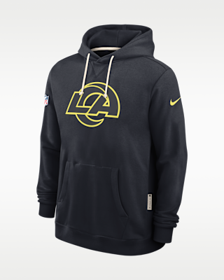 Мужское худи Los Angeles Rams Rivalries Collection Sideline Nike Dri-FIT NFL Pullover Hoodie