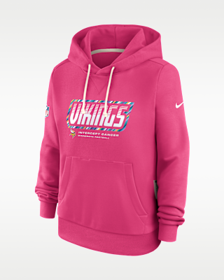 Женское худи Minnesota Vikings Crucial Catch Standard Issue Nike Dri-FIT NFL Pullover Hoodie