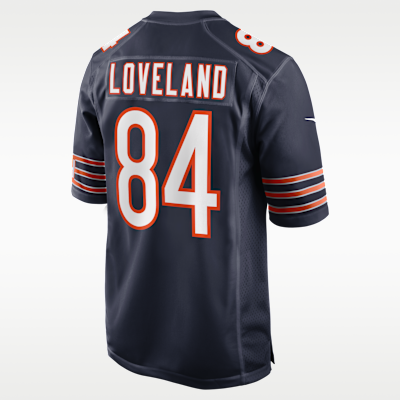 Jersey Nike de la NFL Game para niños talla grande Colston Loveland Chicago Bears 2025 NFL Draft First Round Pick