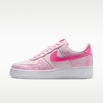 Nike Air Force 1 '07 "Denim" Women's Shoes - Pink Foam/Pearl Pink/White/Pinksicle - Size 5