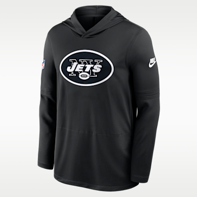 New York Jets Pass Accuracy Men's Nike Dri-FIT NFL Long-Sleeve Hooded Top