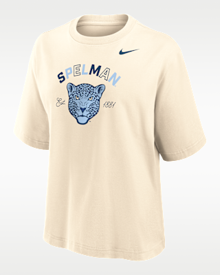 Женская футболка Nike College (Spelman College) Boxy Cotton