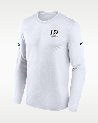 Мужская футболка Cincinnati Bengals Alt Legend Small Logo Nike Dri-FIT NFL Long-Sleeve