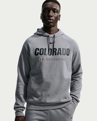 Мужское худи Colorado Buffaloes Nike NCAA Basketball Coaches' Pullover Hoodie для баскетбола