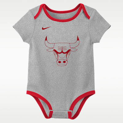 Nike "Chicago Bulls" Baby NBA Bodysuit (2-Pack)