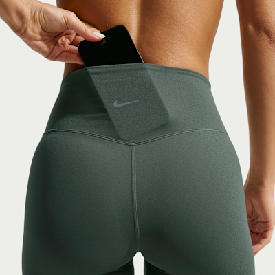 Nike Zenvy Yüksek Belli 20 cm Kadın Bisiklet Şortu görsel 6