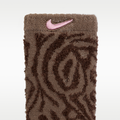 Calcetas modernas para niños talla grande (3 pares) Nike Wild Warmth