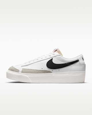 nike w blazer low le white