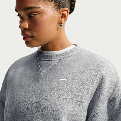Nike Studio Kalın Fleece Kadın Oversize Crew Üst