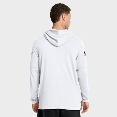 Minnesota Vikings Option Read Men's Nike Dri-FIT NFL Long-Sleeve Hooded Top