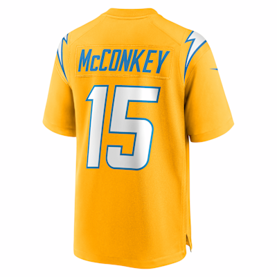 Ladd McConkey Los Angeles Chargers Men's Nike NFL Game Jersey