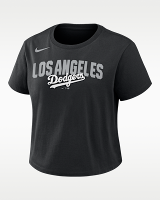 Женская футболка Los Angeles Dodgers Mod Nike MLB Cropped