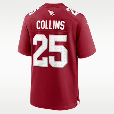 Jersey de fútbol americano Nike de la NFL Game para hombre Zaven Collins Arizona Cardinals