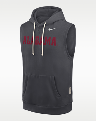 Мужское худи Alabama Sideline Nike Dri-FIT College Sleeveless Pullover Hoodie