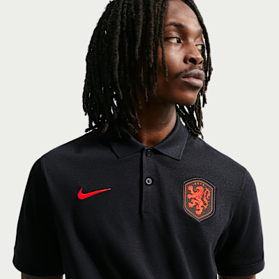 Nike Hollanda Nike Polo Nike Dri-FIT Erkek Polo Futbol Üstü görsel 3