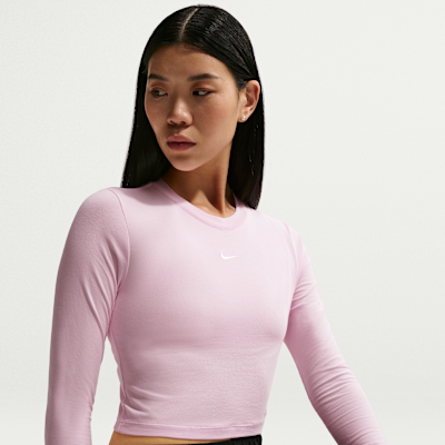 Nike Sportswear Chill Knit Women's Slim Long-Sleeve Cropped Top
