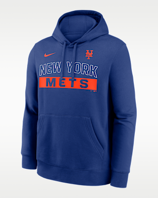 Мужское худи New York Mets Club Nike MLB Pullover Hoodie