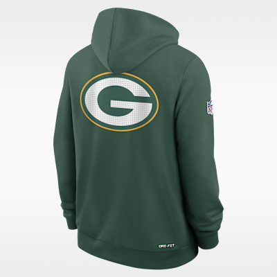 Green Bay Packers Utility Player Sideline Men's Nike Dri-FIT NFL Full-Zip Hoodie